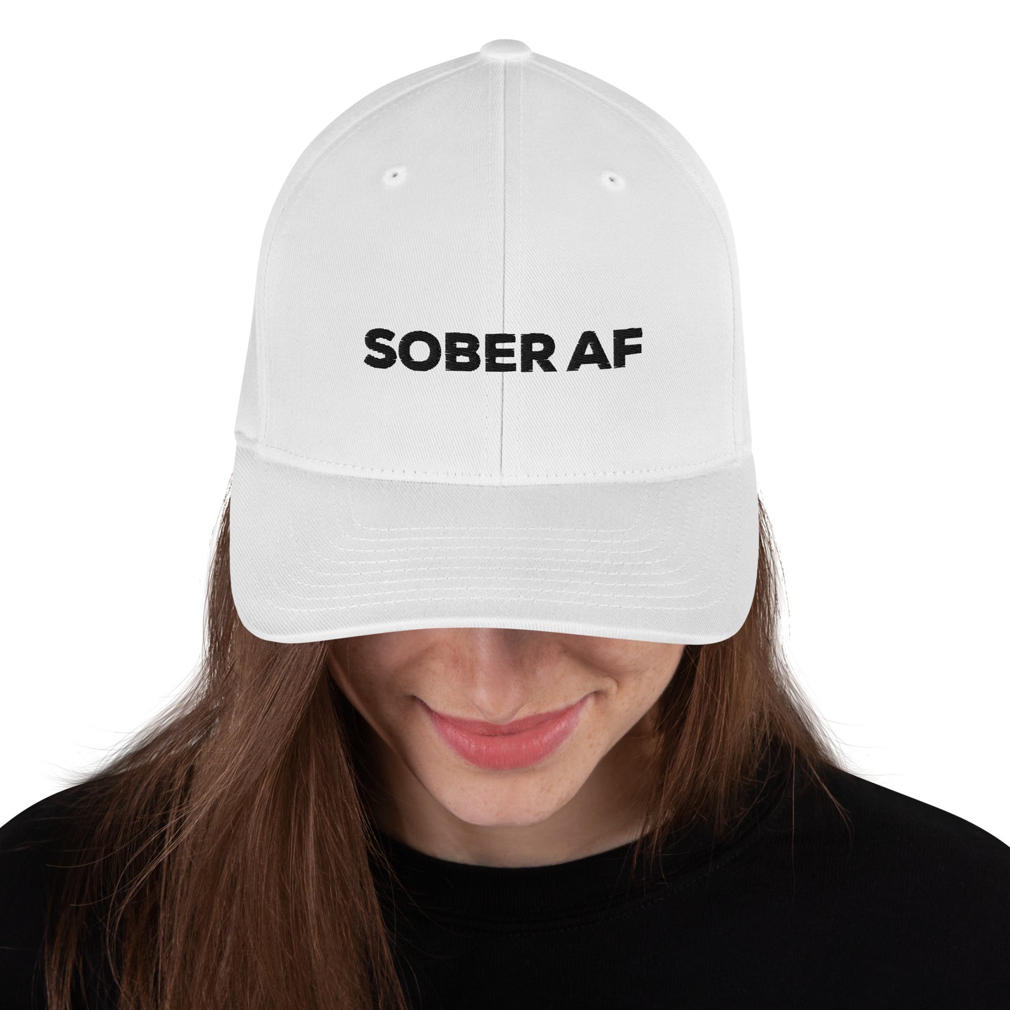 Sober AF - Fitted Hat