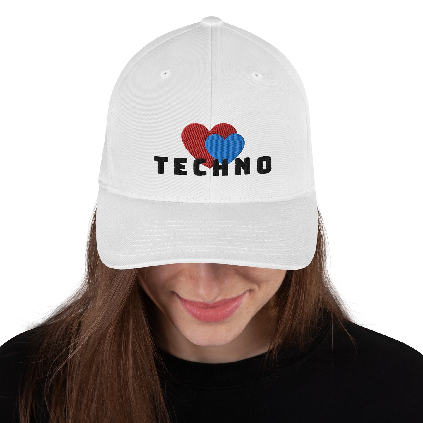 <3 With Techno - Fitted Hat