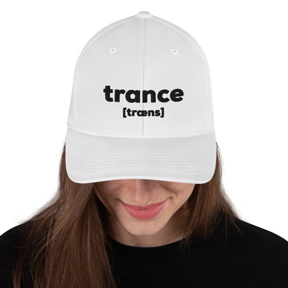 Trance [traens] (pronunciation) - Fitted Hat
