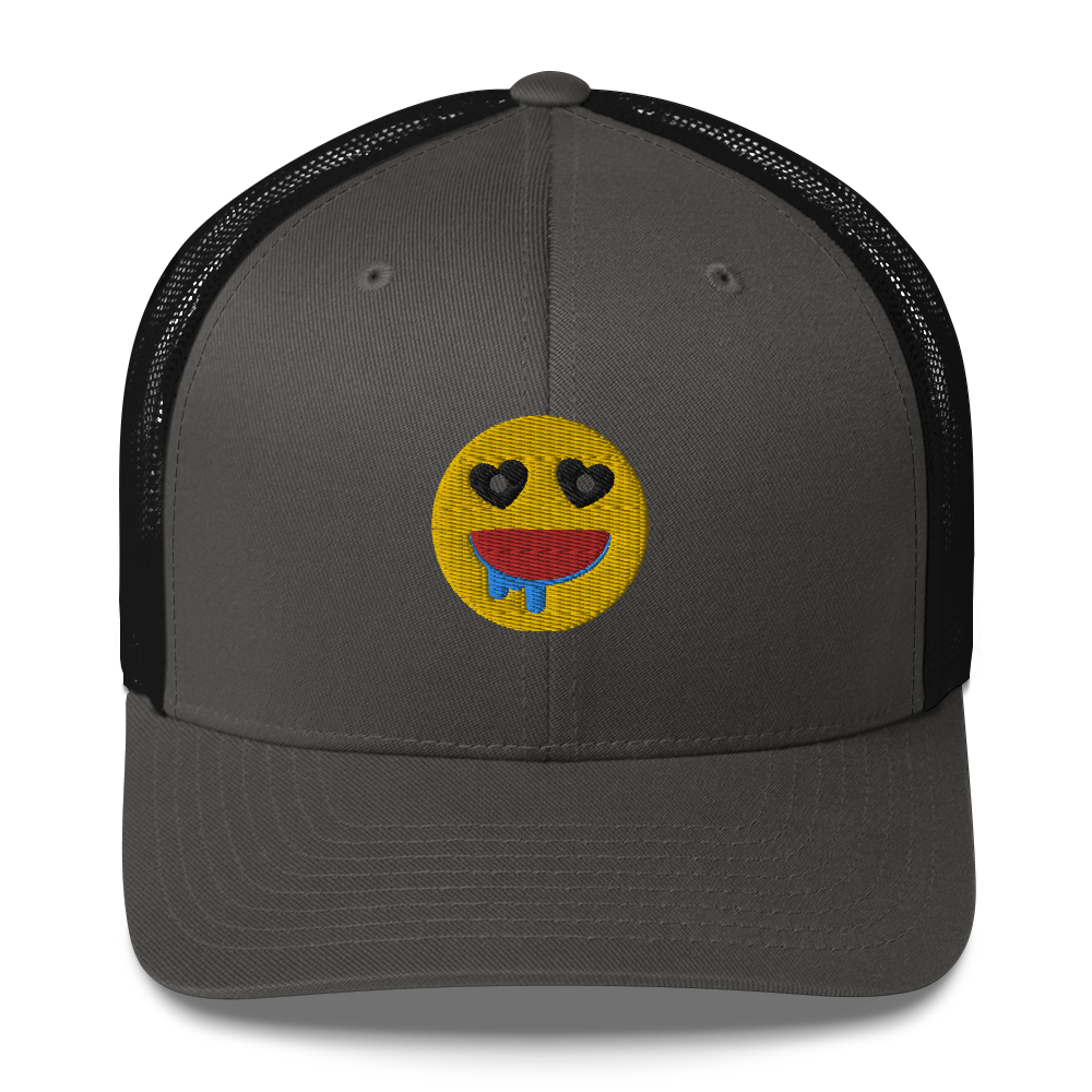 <3 Drooling Smiley - Trucker Hat