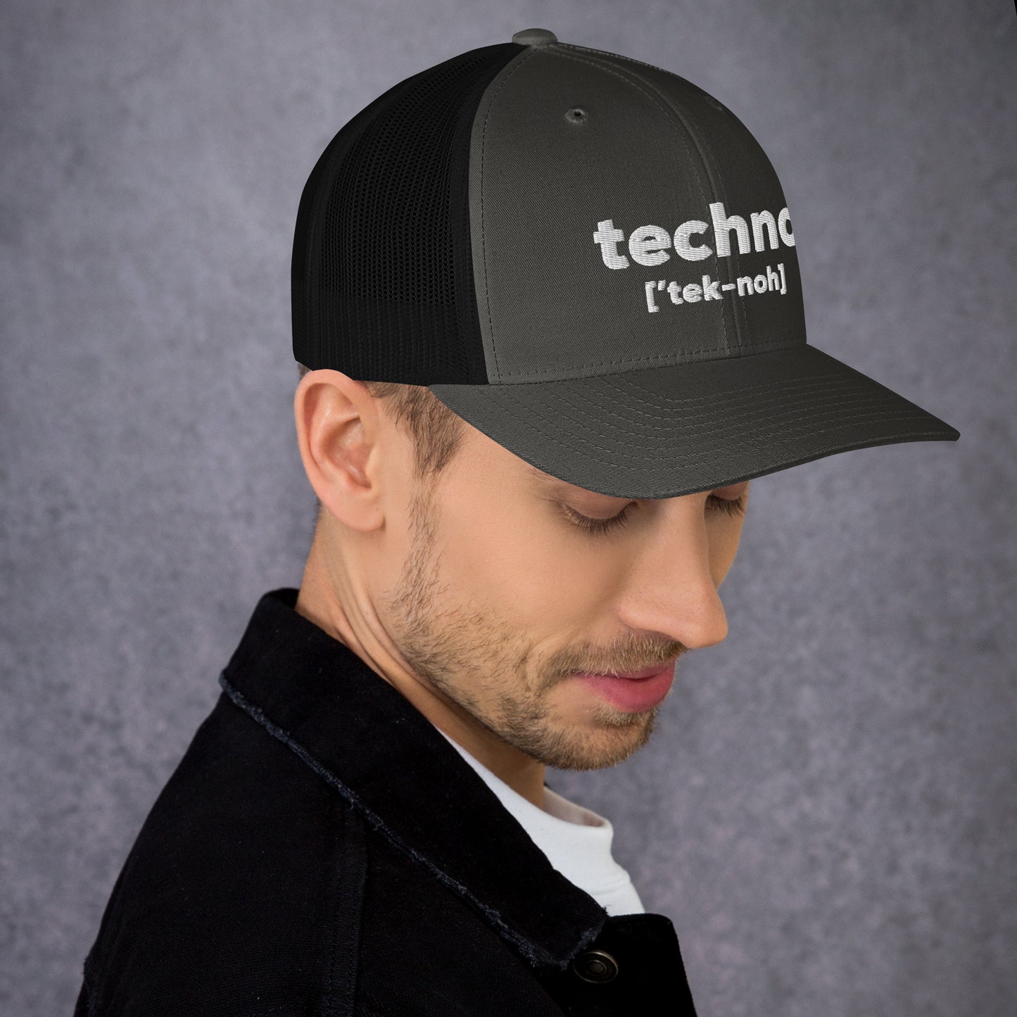 Techno ['tek-noh] Pronunciation - Trucker Hat
