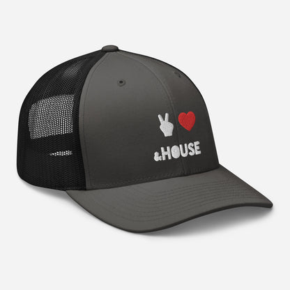 Peace <3 & House - Trucker Hat