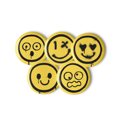 Smiley Pins - Set B