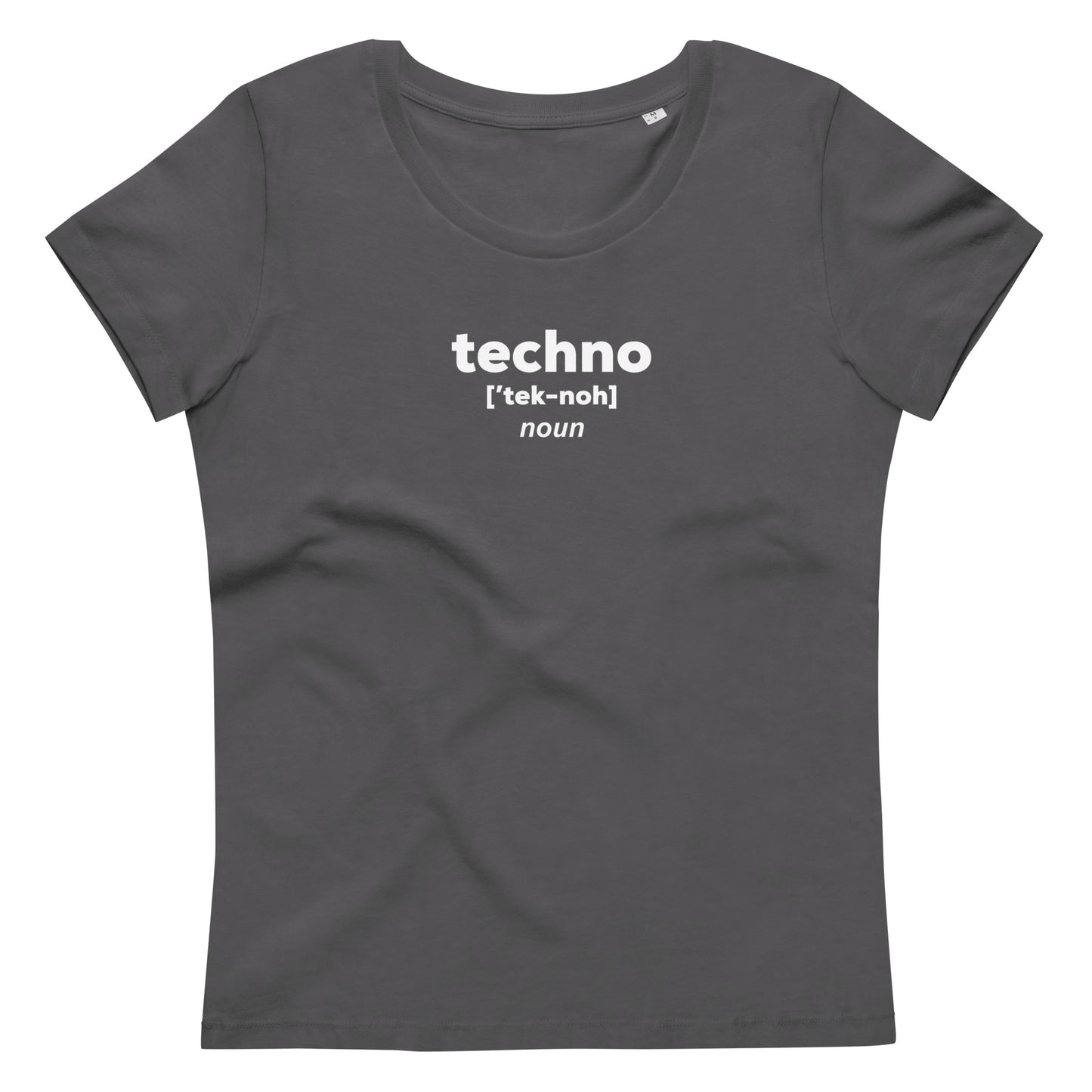 Techno ['tek-no'] Definition - Women's Fitted T-Shirt