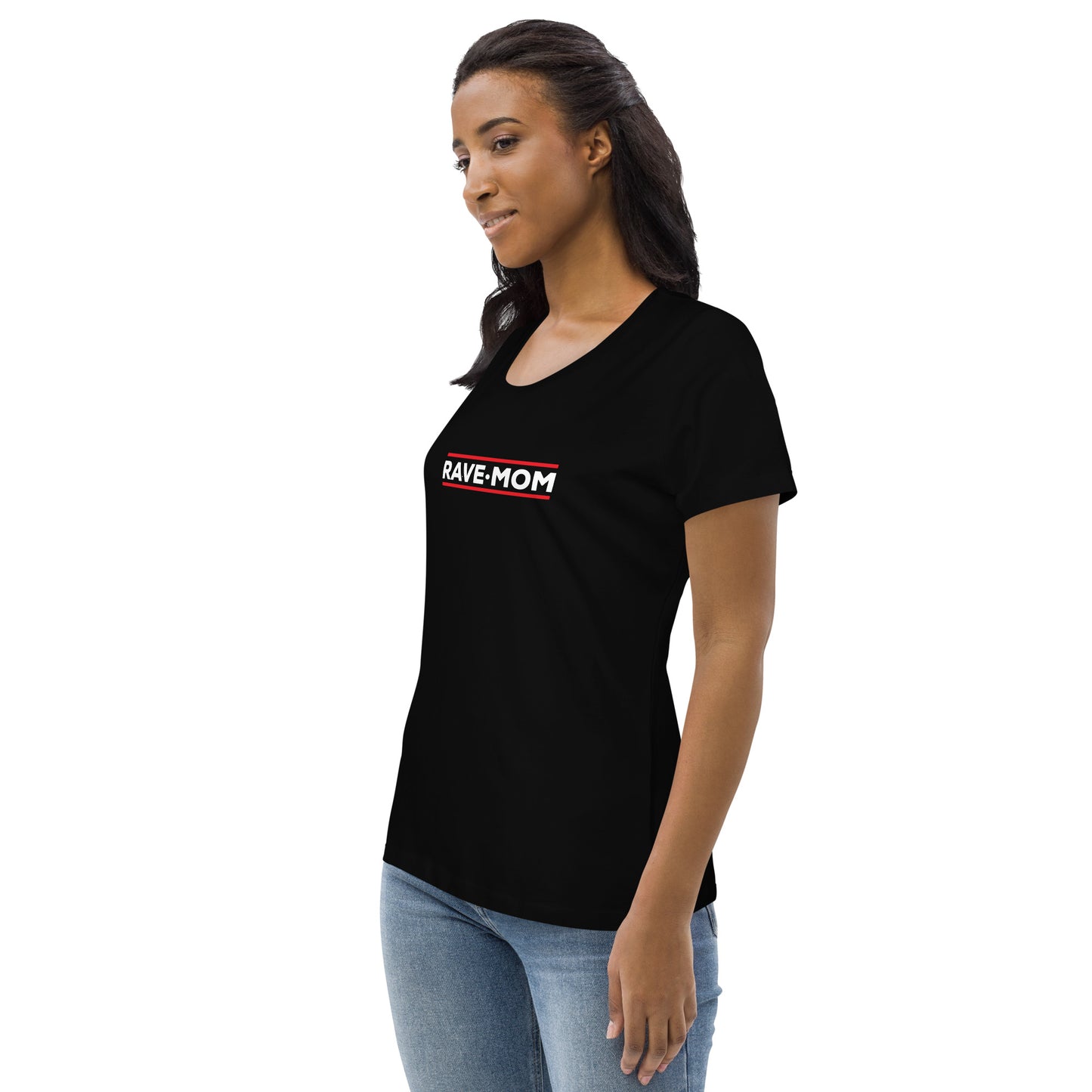 Rave Mom - Women's Fitted T-Shirt