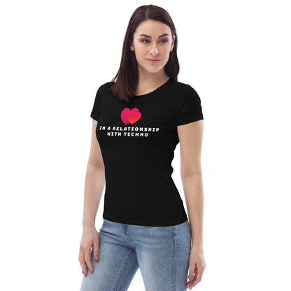 <3 With Techno - Women's Fitted T-Shirt
