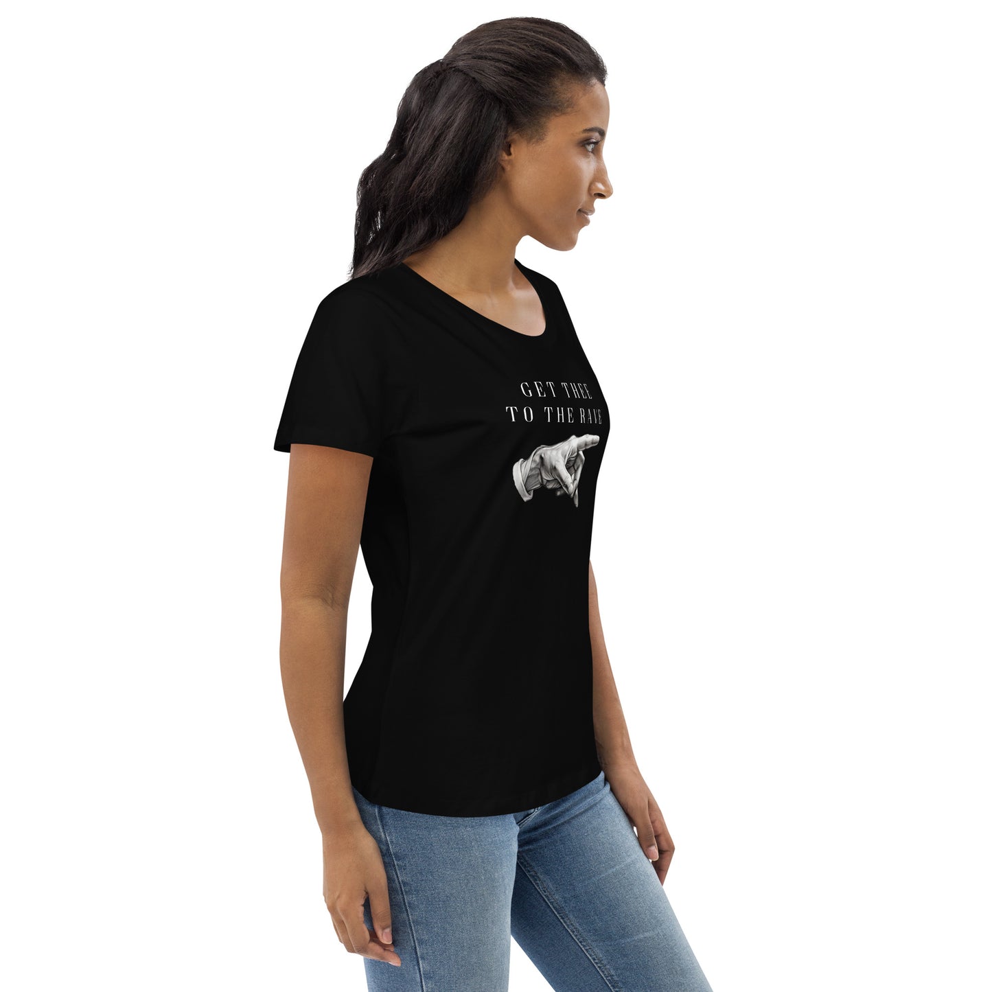 To The Rave - Women's Fitted T-Shirt